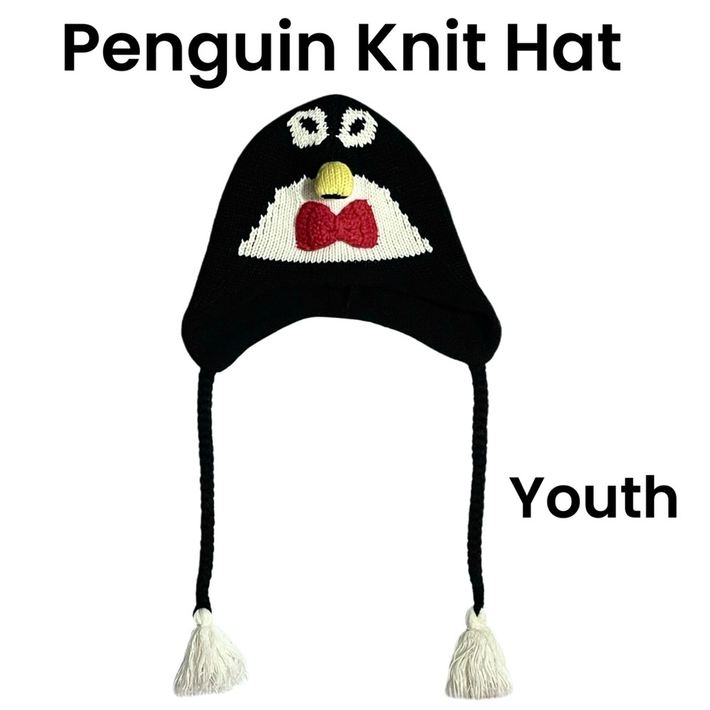 Penguin Knit Trapper Hat